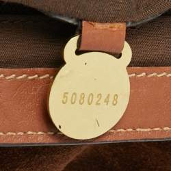 Pre Owned Mulberry Brown Leather Alexa Top Handle Bag
