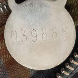 Pre Owned Mulberry Black Croc Embossed Leather Dome Crossbody Bag