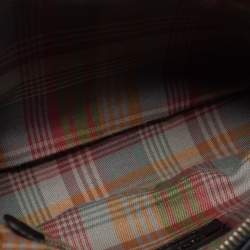 Pre Owned Mulberry Black Croc Embossed Leather Dome Crossbody Bag