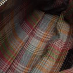 Pre Owned Mulberry Black Croc Embossed Leather Dome Crossbody Bag