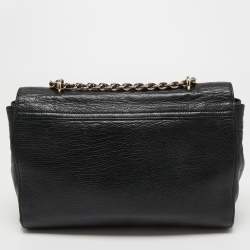 Mulberry Black Leather Medium Lily Shoulder Bag