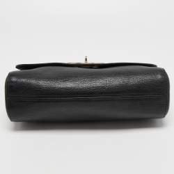 Mulberry Black Leather Medium Lily Shoulder Bag