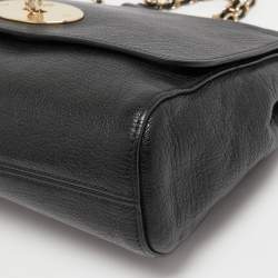Mulberry Black Leather Medium Lily Shoulder Bag