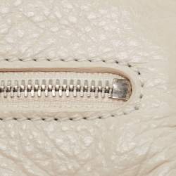 Mulberry Off White Pebbled Leather Kristin Crossbody Bag