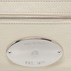 Mulberry Off White Pebbled Leather Kristin Crossbody Bag