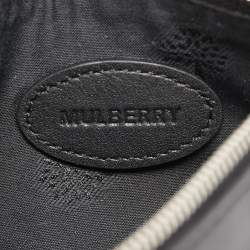 Pre Owned Mulberry Black Leather Chain Coin Purse