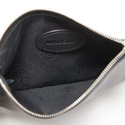 Pre Owned Mulberry Black Leather Chain Coin Purse
