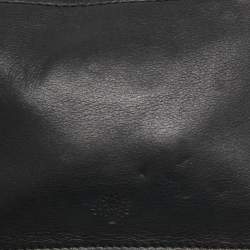 Pre Owned Mulberry Black Leather Chain Coin Purse