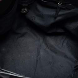 Pre Owned Mulberry Dark Grey Leather Bayswater Satchel