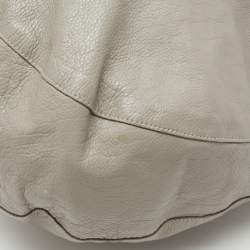 Mulberry Grey Leather Large Daria Hobo