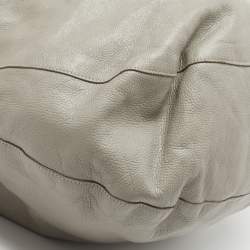 Mulberry Grey Leather Large Daria Hobo