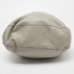 Mulberry Grey Leather Large Daria Hobo