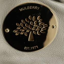 Mulberry Grey Leather Large Daria Hobo