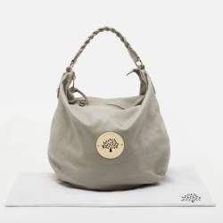 Mulberry Grey Leather Large Daria Hobo