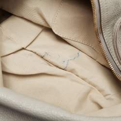 Mulberry Grey Leather Large Daria Hobo