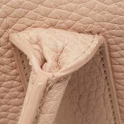 Pre Owned Mulberry Dusty Pink Grained Leather Bayswater Satchel