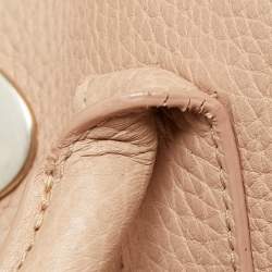 Pre Owned Mulberry Dusty Pink Grained Leather Bayswater Satchel