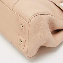 Pre Owned Mulberry Dusty Pink Grained Leather Bayswater Satchel