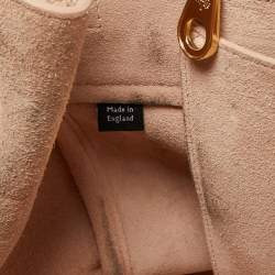 Pre Owned Mulberry Dusty Pink Grained Leather Bayswater Satchel