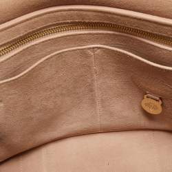 Pre Owned Mulberry Dusty Pink Grained Leather Bayswater Satchel