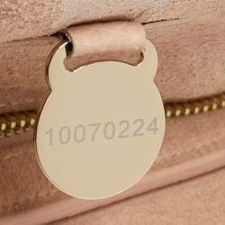 Pre Owned Mulberry Dusty Pink Grained Leather Bayswater Satchel