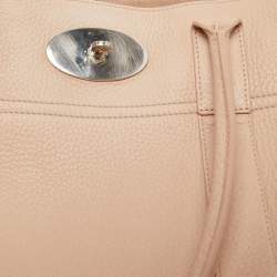 Pre Owned Mulberry Dusty Pink Grained Leather Bayswater Satchel