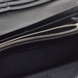 Mulberry Black Patent Leather Continental Wallet