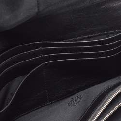 Mulberry Black Patent Leather Continental Wallet