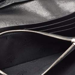 Mulberry Black Patent Leather Continental Wallet