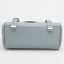 Pre Owned Mulberry Pastel Blue Leather Mini Alexa Top Handle Bag