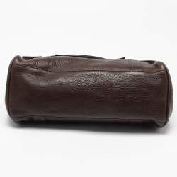 Pre Owned Mulberry Brown Leather Bayswater Satchel