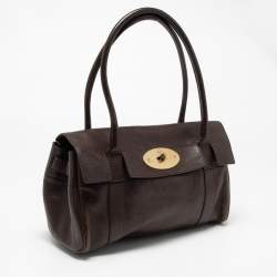 Pre Owned Mulberry Brown Leather Bayswater Satchel