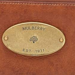 Mulberry Brown Leather Zip Continental Wallet