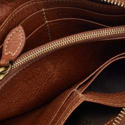 Mulberry Brown Leather Zip Continental Wallet