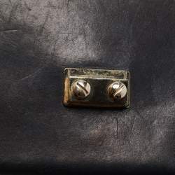 Pre Owned Mulberry Black Leather Kensel Shoulder Bag