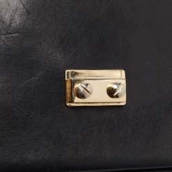 Pre Owned Mulberry Black Leather Kensel Shoulder Bag