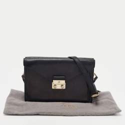 Pre Owned Mulberry Black Leather Kensel Shoulder Bag