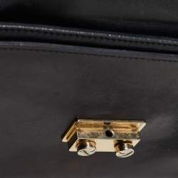 Pre Owned Mulberry Black Leather Kensel Shoulder Bag