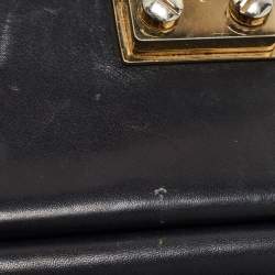 Pre Owned Mulberry Black Leather Kensel Shoulder Bag