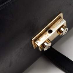 Pre Owned Mulberry Black Leather Kensel Shoulder Bag