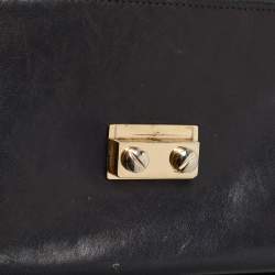 Pre Owned Mulberry Black Leather Kensel Shoulder Bag