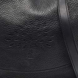 Pre Owned Mulberry Black Leather Effie Flap Hobo