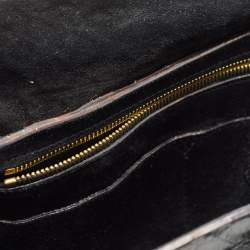 Mulberry Black Python Embossed Leather Bayswater Satchel