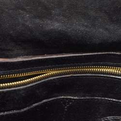 Mulberry Black Python Embossed Leather Bayswater Satchel