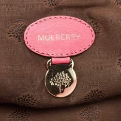 Pre Owned Mulberry Pink Leather Alexa Satchel