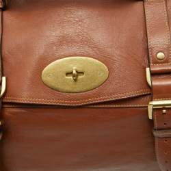 Pre Owned Mulberry Brown Leather Bayswater Top Handle Bag