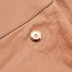 Mulberry Peach Leather Oversized Alexa Satchel