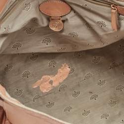 Mulberry Peach Leather Oversized Alexa Satchel