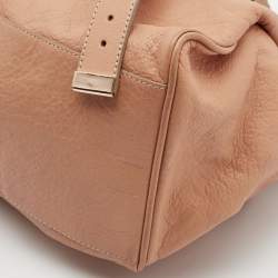 Mulberry Peach Leather Oversized Alexa Satchel