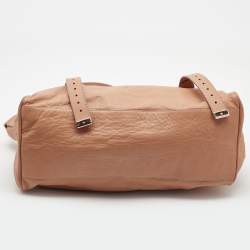 Mulberry Peach Leather Oversized Alexa Satchel